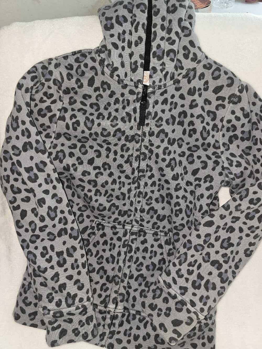Wonder Nation Girls Cheetah Print Winter Jacket M